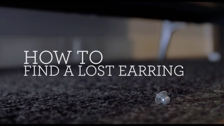 How To Find Lost Earring At Home?