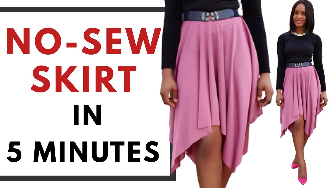 How to Make a Skirt Without Sewing?