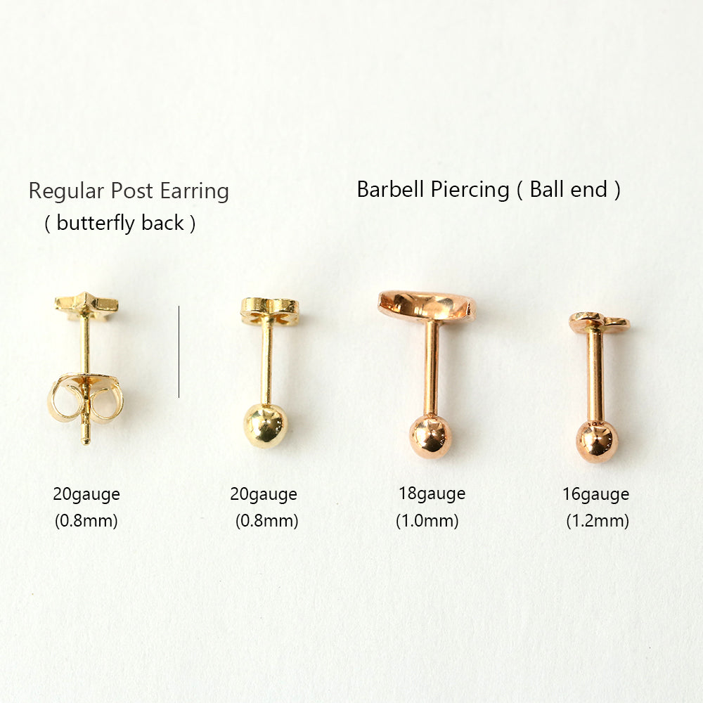 What Gauge is a Regular Earring Post?